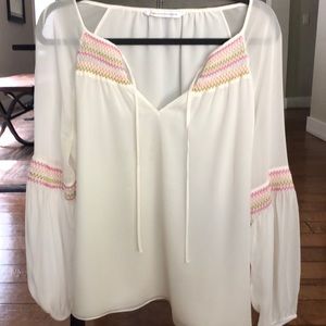 Diane Von Furstenberg blouse.